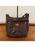Coach 100% Leather Solid Brown Leather Crossbody Bag One size - photo 5