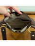 Coach 100% Leather Solid Brown Leather Crossbody Bag One size - photo 8