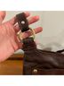 Coach 100% Leather Solid Brown Leather Crossbody Bag One size - photo 6