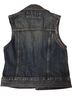Express 100% Cotton Blue Vest Size M - photo 2