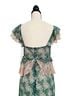 Sugarlips Floral Green Pink Cocktail Dress Size L - photo 2