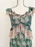 Sugarlips Floral Green Pink Cocktail Dress Size L - photo 4