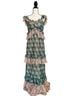 Sugarlips Floral Green Pink Cocktail Dress Size L - photo 1