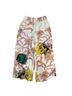Anthropologie 100% Viscose Graphic White Pink Casual Pants Size XL - photo 2
