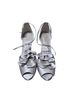 Audrey Brooke 100% Other Silver Heels Size 7 1/2 - photo 1