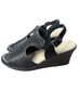 SAS 100% Leather Solid Brown Black Wedges Size 8 1/2 - photo 4