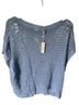 Max Studio Print Blue Pullover Sweater Size S - photo 2