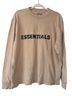 Essentials 100% Cotton Tan Long Sleeve Button-Down Shirt Size S - photo 1