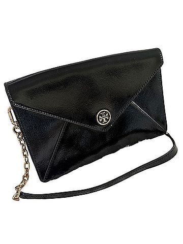 Tory Burch clutch with shoulder strap Leather Shoulder Bag (view 2)