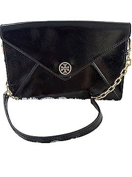 Tory Burch clutch with shoulder strap Leather Shoulder Bag (view 1)