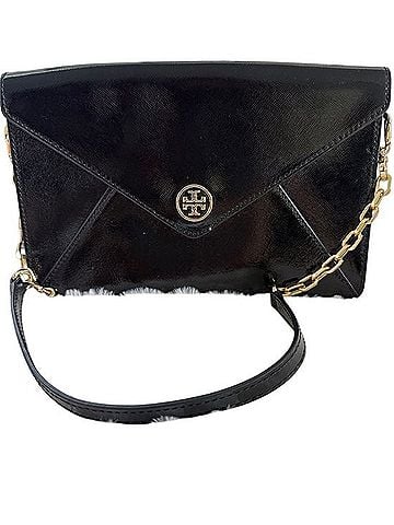 Tory Burch clutch with shoulder strap Leather Shoulder Bag (view 1)