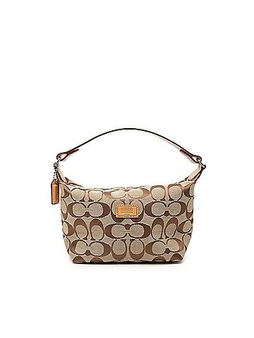 Coach Canvas Signature Sufflette Handbag (view 1)