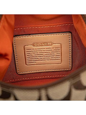 Coach Canvas Signature Sufflette Handbag (view 2)