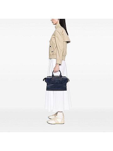 Burberry Medium Grained Leather Clifton Satchel (view 2)