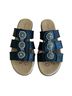 Easy Street Black Sandals Size 7 1/2 - photo 1