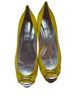 Bettye Muller Yellow White Flats Size EU 38 1/2 - photo 2