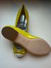 Bettye Muller Yellow White Flats Size EU 38 1/2 - photo 4