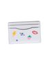 Coach 100% Leather Graphic White Card Holder  One size - photo 1