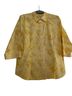 Orvis 100% Cotton Floral Yellow Button-Down Shirt Size 14 - photo 1