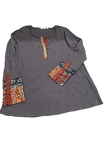 Soft Surroundings Long Sleeve Button-Down Shirt (view 2)