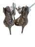 Schutz 100% Leather Snake Print Multi Color Brown Heels Size 11 - photo 2