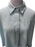 Tuckernuck 100% Polyester 100% Cotton Blue Long Sleeve Blouse Size L - photo 8