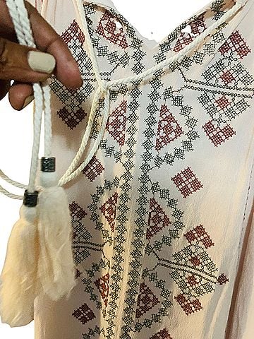 En Creme Long Sleeve Blouse (view 2)