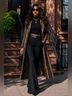 Shinestar Snake Print Black Brown Tan Denim Jacket Size XL - photo 12