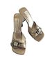 Nine West Floral Gold Sandals Size 8 - photo 2