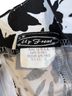 Up Front Floral Black White Cocktail Dress Size 3 - photo 2