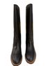 FRYE 100% Leather Black Boots Size 7 1/2 - photo 1