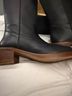 FRYE 100% Leather Black Boots Size 7 1/2 - photo 5