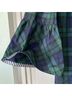Vineyard Vines 98% Polyester 2% Silk 100% Polyester Plaid Blue Green 3/4 Sleeve Blouse Size 6 - photo 5
