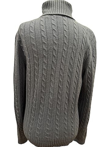 Ralph Lauren Cable-Knit Cashmere Turtleneck Sweater Cashmere Pullover Sweater (view 2)