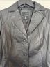 East 5th Black Leather Tailored Blazer Jacket Blazer - photo 4