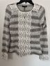 Ryu Gray &amp; White Striped Crochet-Trim Cardigan Cardigan - photo 5