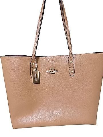 Coach Leather Tote (view 1)