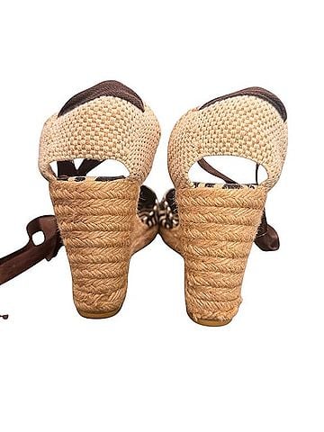 Tory Burch Wedge Espadrille Wedges (view 2)