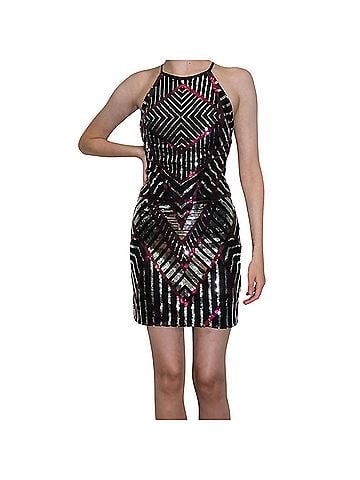 Sequin Hearts Cocktail Dress (view 1)