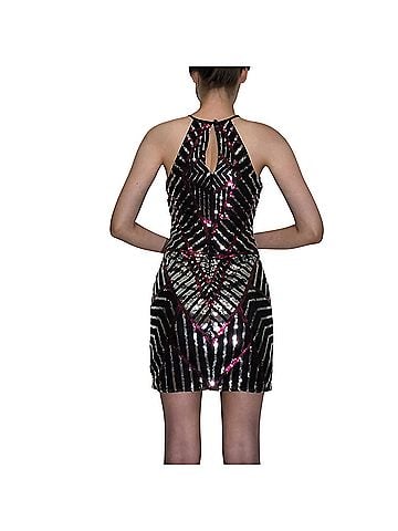 Sequin Hearts Cocktail Dress (view 2)