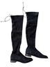 Stuart Weitzman 100% Suede Black Boots Size 6 1/2 - photo 2