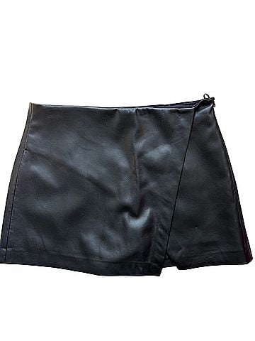 MNG Leather Skirt (view 1)