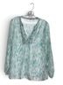 Boden Floral Multi Color Long Sleeve Blouse Size 8 - photo 3