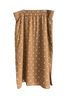 J.Crew 100% Polyester Polka Dots Brown White Casual Skirt Size M - photo 2