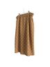 J.Crew 100% Polyester Polka Dots Brown White Casual Skirt Size M - photo 1