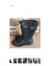Hunter 100% Rubber Black Rain Boots Size 8 - photo 6
