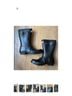 Hunter 100% Rubber Black Rain Boots Size 8 - photo 7