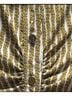 Michael Kors Print Yellow White Short Sleeve Button-Down Shirt Size L - photo 5
