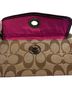 Coach Print Brown Purple Pink Leather Wristlet One size - photo 4