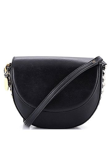 Stella McCartney Frayme Flap Shoulder Bag Faux Leather Medium (view 1)